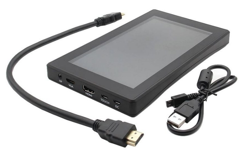نمایشگرلمسی کامل 7 اینچ IPS مناسب رزبری پای با ورودی hdmi